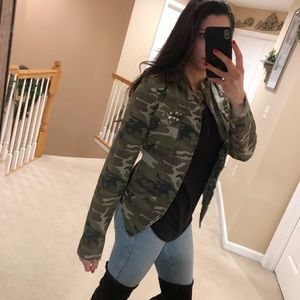Camo jacket with jewels